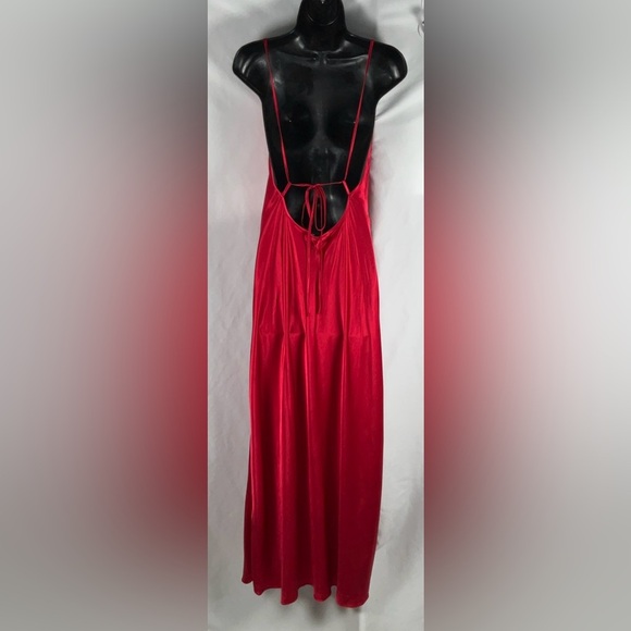 NWT Rumored Low Tide Maxi Slip Dress M Chili Pepper Red Dutchess Formal Long - Picture 2 of 10
